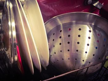 Close-up of food on table