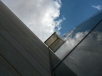 Low angle view of building against sky