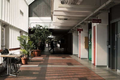 Corridor of building