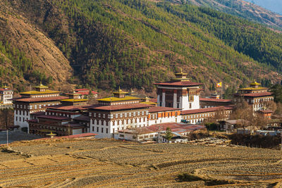 View of temple building