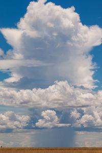 Cloudscape against blue sky