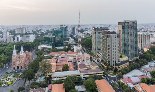 Cityscape against sky