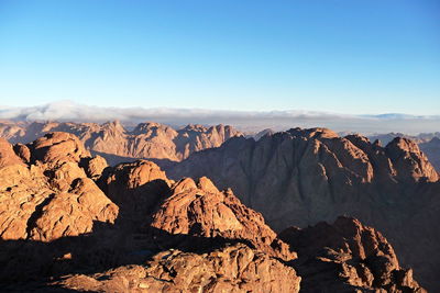 Scenic view of mountains