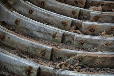 Full frame shot of rusty metal