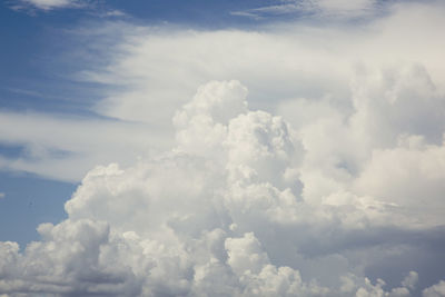 Aerial view of cloudscape