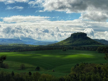 Scenic view of landscape against sky