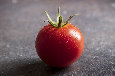 Close-up of wet apple