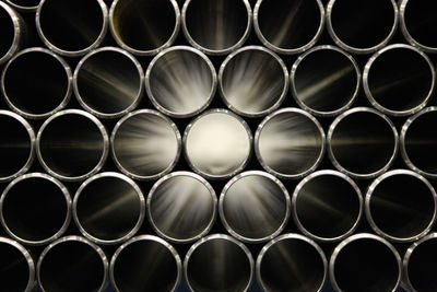 Full frame shot of pipes