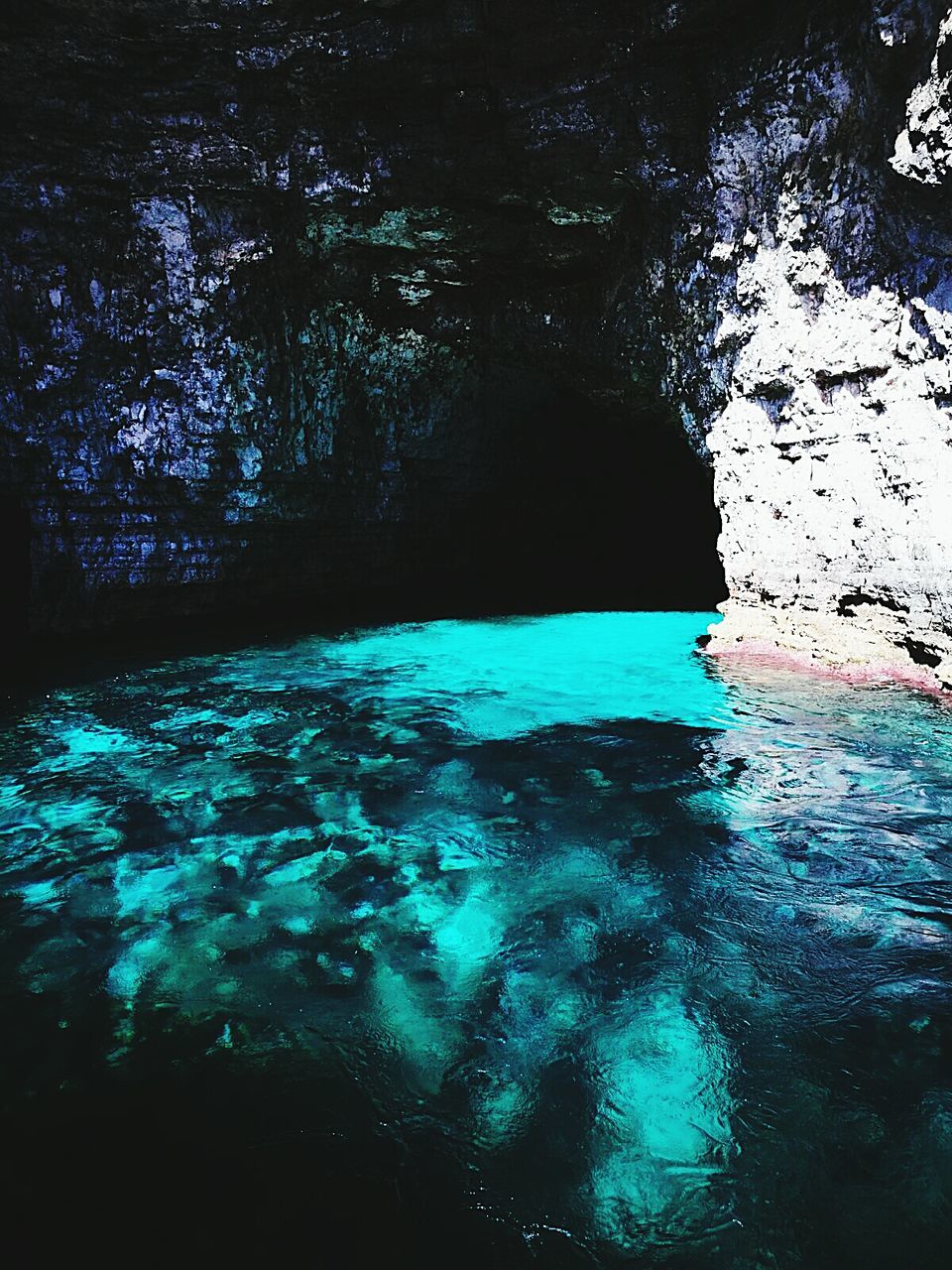 SCENIC VIEW OF LAKE IN DARK