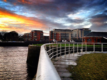 River with buildings in background