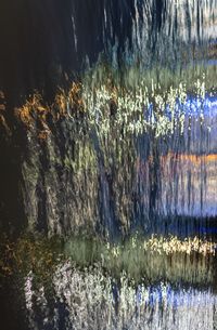 Scenic view of lake by trees