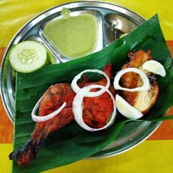 Close-up of food in plate