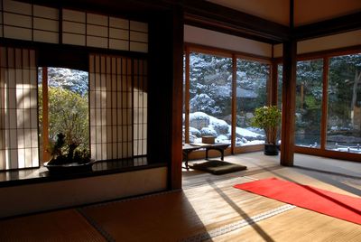 Snowy morning of kodaiji temple, kyoto higashiyama district