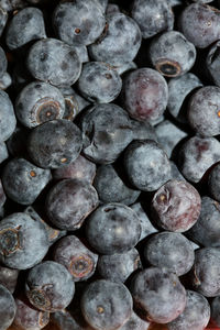 Full frame shot of blueberries