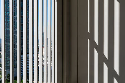 Full frame shot of window on wall