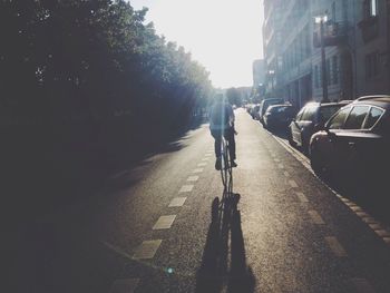 People walking on street