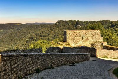 View of fort against the sky