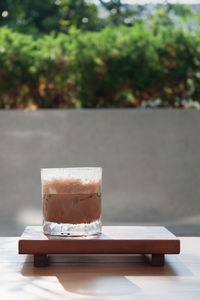 Close-up of coffee on table