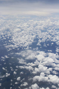 Low angle view of clouds in sky