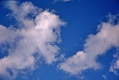 Low angle view of clouds in sky