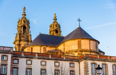 Low angle view of building against sky