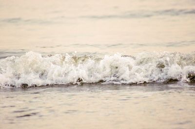 Waves rushing towards shore