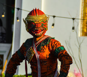 Person wearing traditional clothing