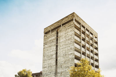 Low angle view of building against sky