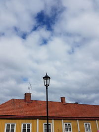 Low angle view of buildings against sky