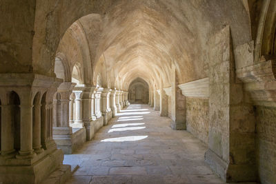 Corridor of historic building