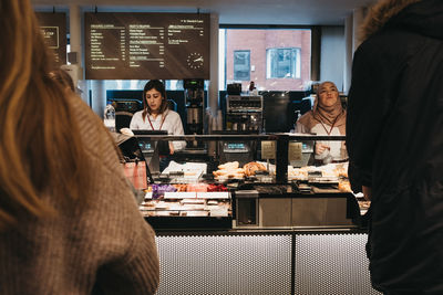 Group of people at restaurant