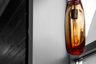 Close-up of hanging indoors