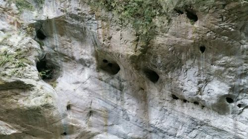 Close-up of rock formation