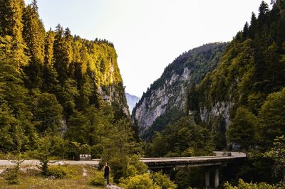 Scenic view of mountains