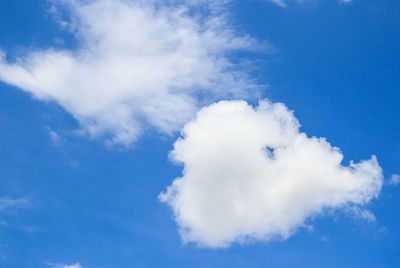 Low angle view of clouds in sky