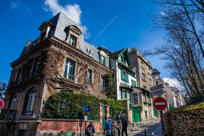 Low angle view of building against sky