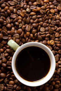 Coffee cup and cookies
