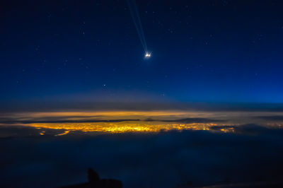 Scenic view of moon at night