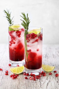 Close-up of drink on table