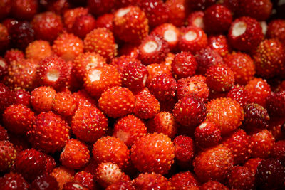 Full frame shot of strawberries
