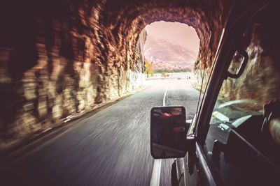 Road in sunlight