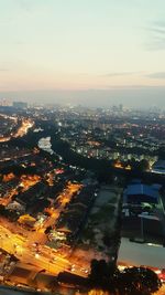 Aerial view of cityscape