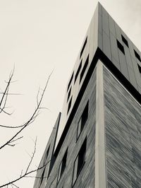 Low angle view of building against clear sky