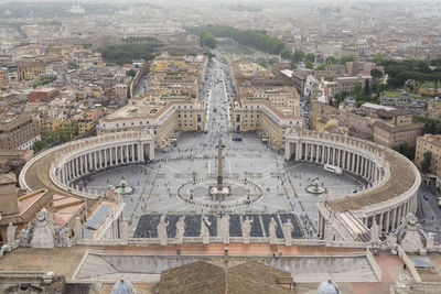 View from st peter basilica