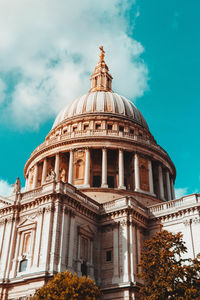 Low angle view of building against sky