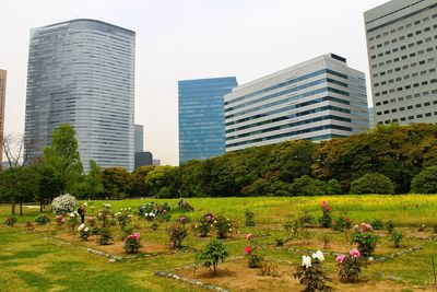 View of city against sky