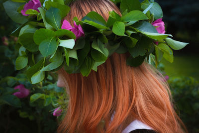 Close-up of woman