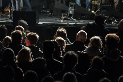 Crowd at music concert