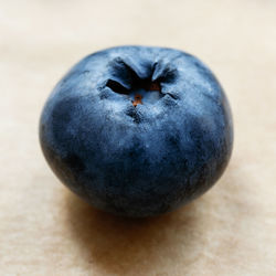 High angle view of apple on table