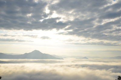 Scenic view of cloudscape against sky